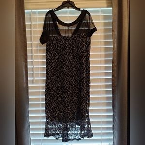 Black/Gold cocktail dress